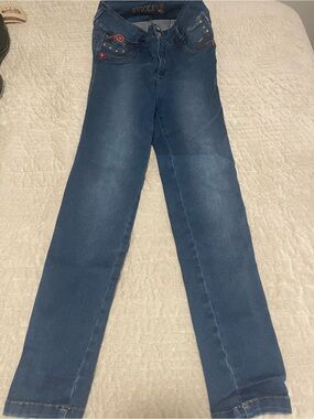 Classic Dark Blue Straight-Leg Jeans